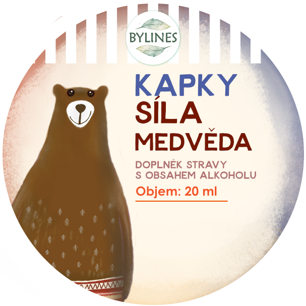 Síla medvěda - kapky